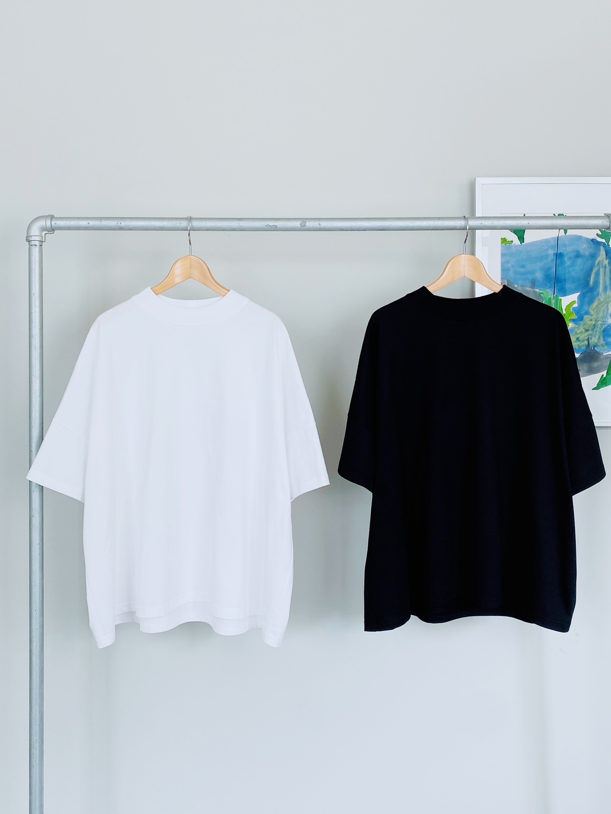 SELECT(セレクト)　モックネックワイド Tシャツ