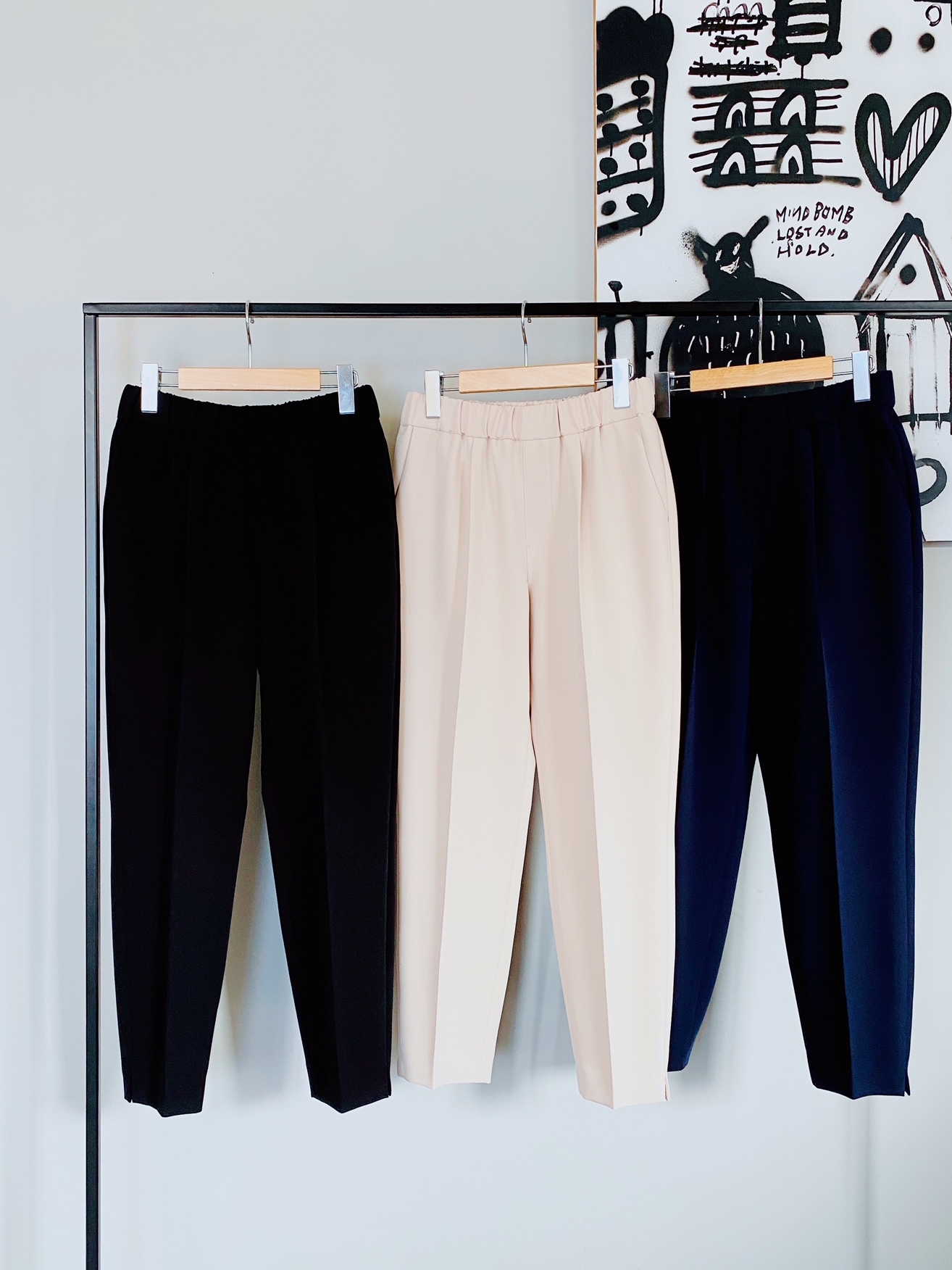 SELECT(セレクト)　サイドスリットテーパードパンツ《SET UPアイテム》
