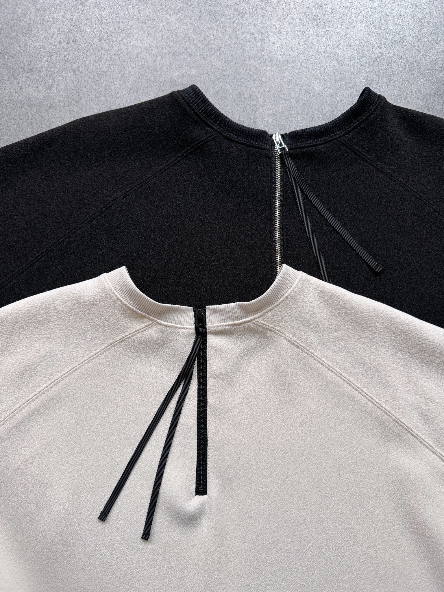 SELECT(セレクト)　ガゼットジョーゼットバックジップワイドプルオーバー