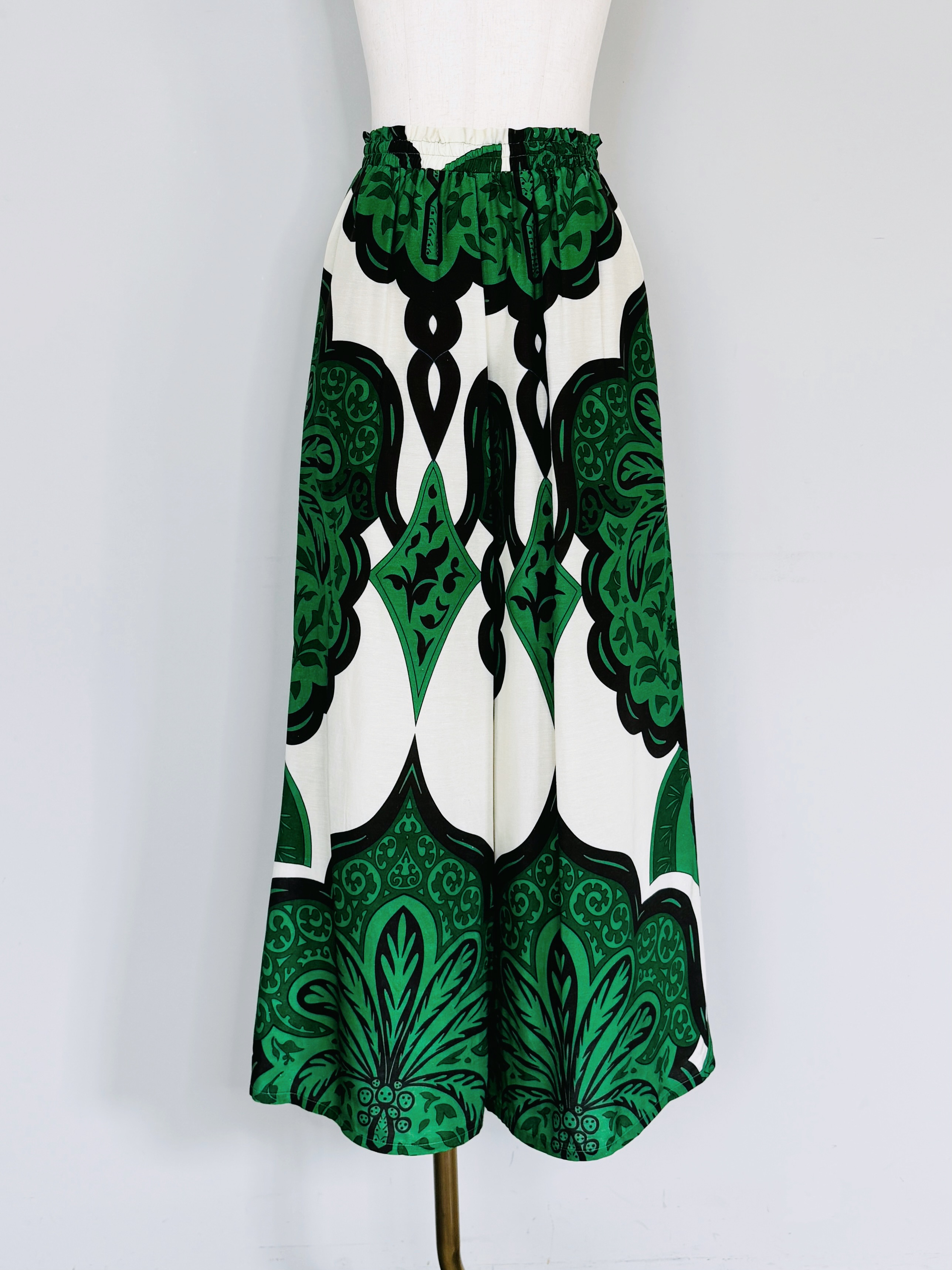 SELECT(セレクト)　エスニックプリントワイドイージーパンツ