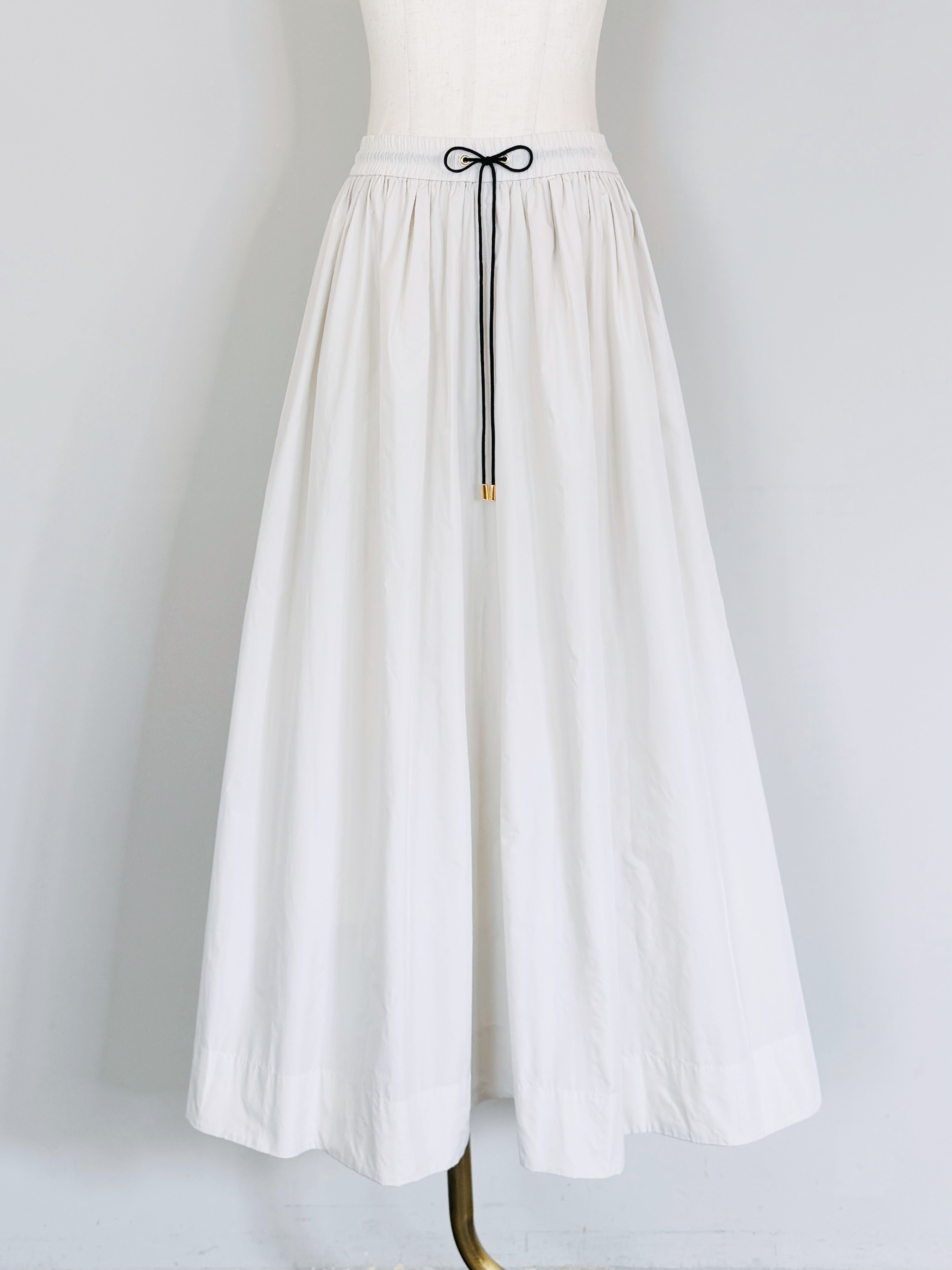 SELECT(セレクト)　配色タフタギャザーボリュームスカート