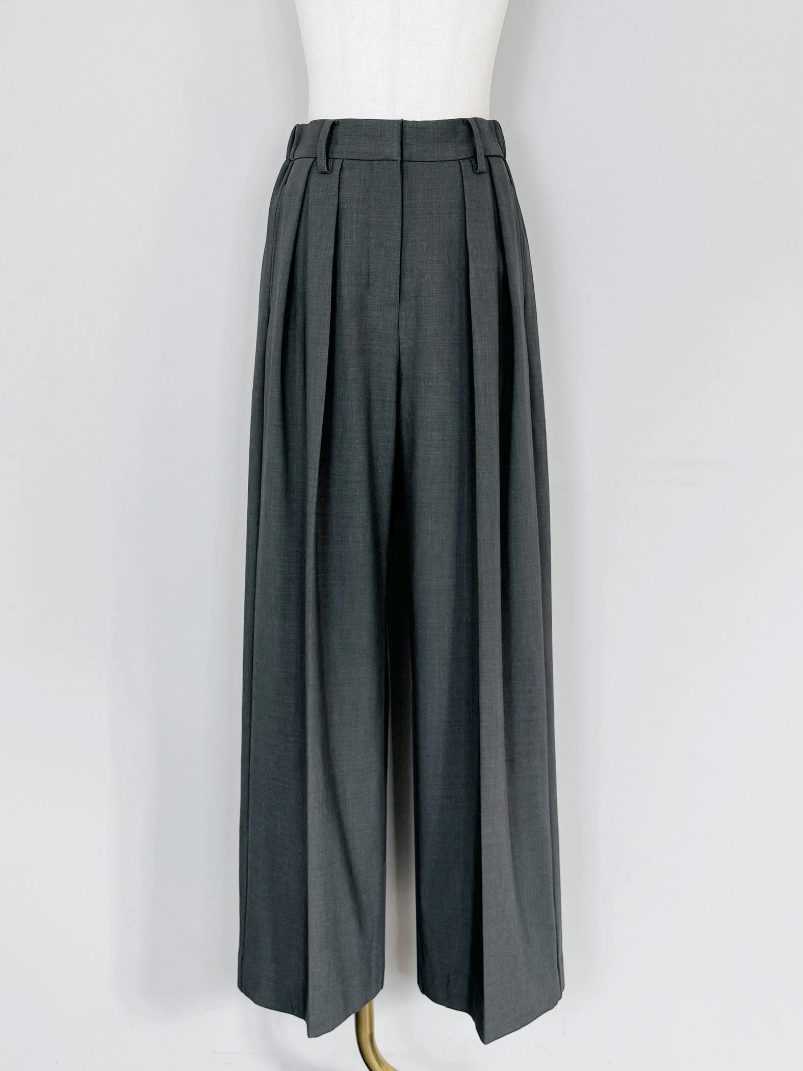 SELECT(セレクト)　裏起毛2タックワイドパンツ