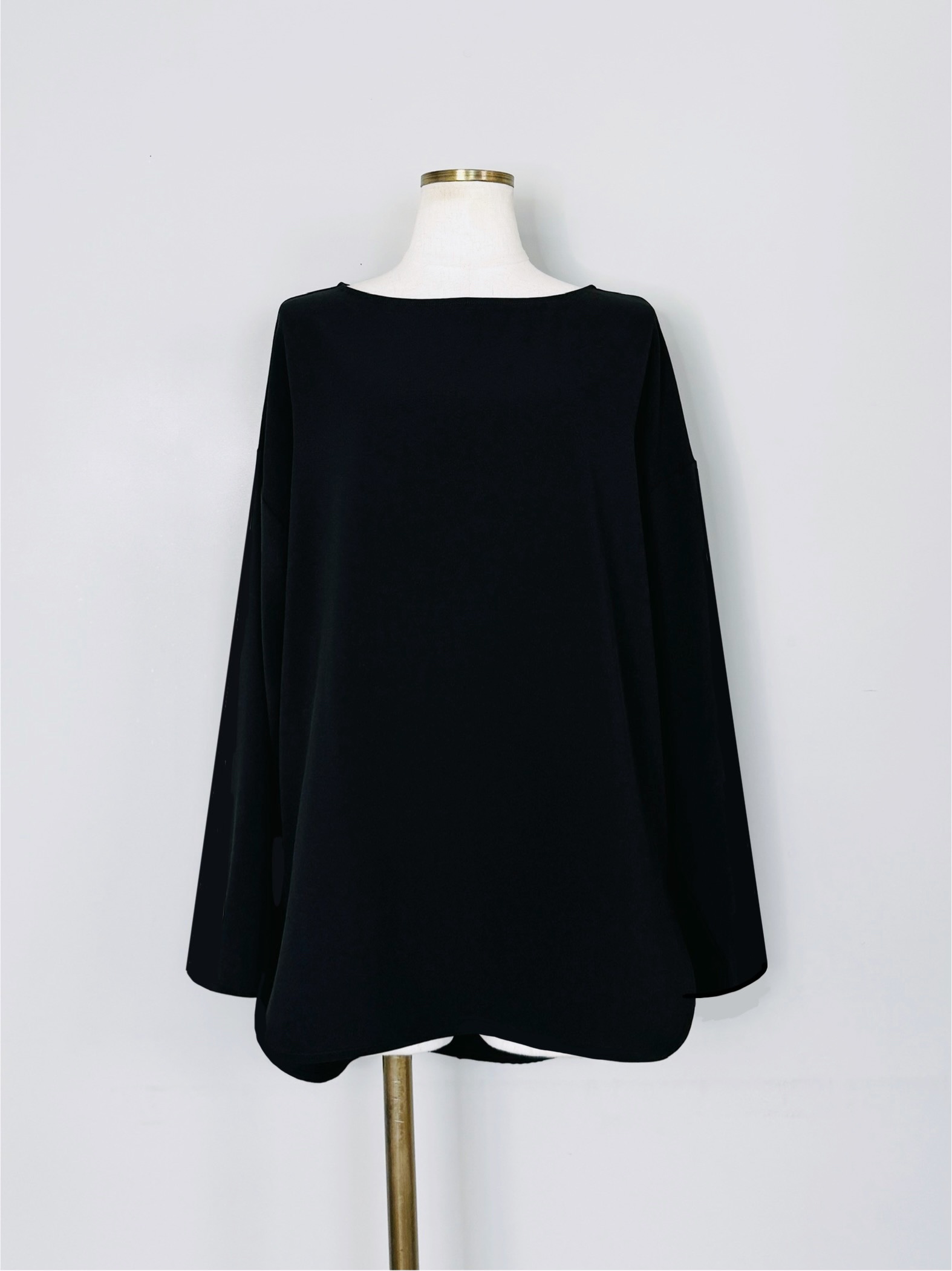 SELECT(セレクト)　厚手ジョーゼットラウンドプルオーバー《SET UPアイテム》